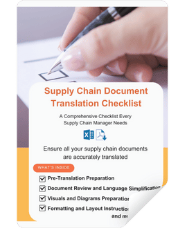 Supply Chain Translation Checklist