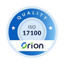 Certification Badge for ISO 17100:2015